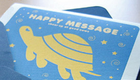 �|�X�g�J�[�h�E�L�����N�^�[love roman turtle