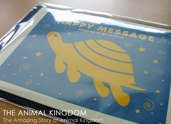 �|�X�g�J�[�h�E�L�����N�^�[love roman turtle